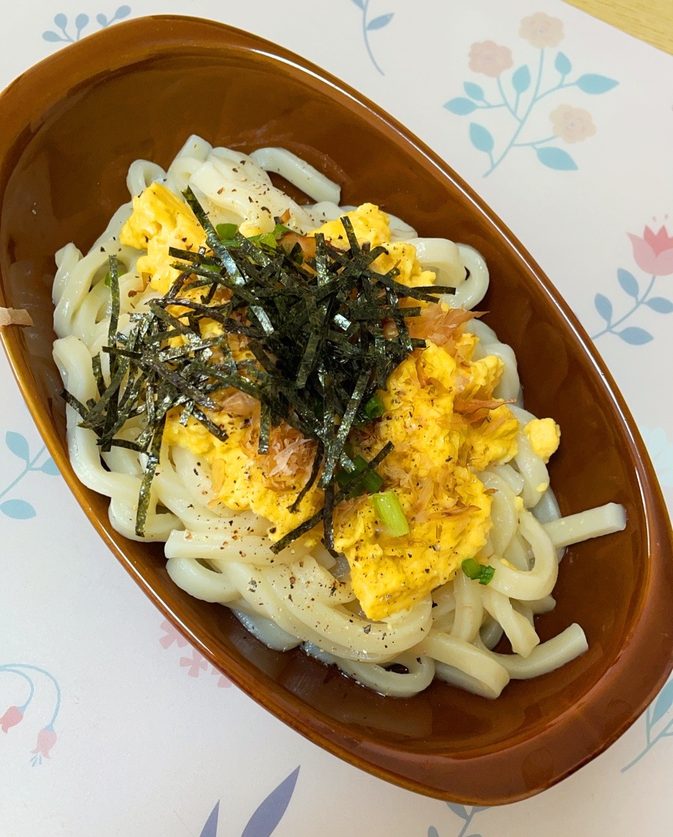 簡単！ふわ玉うどん。