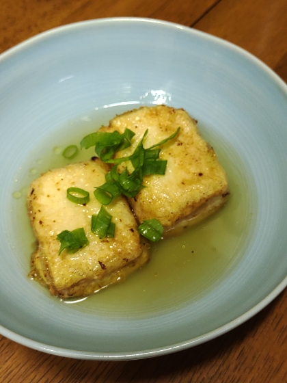 麺つゆで簡単♩かりっと揚げ出し豆腐