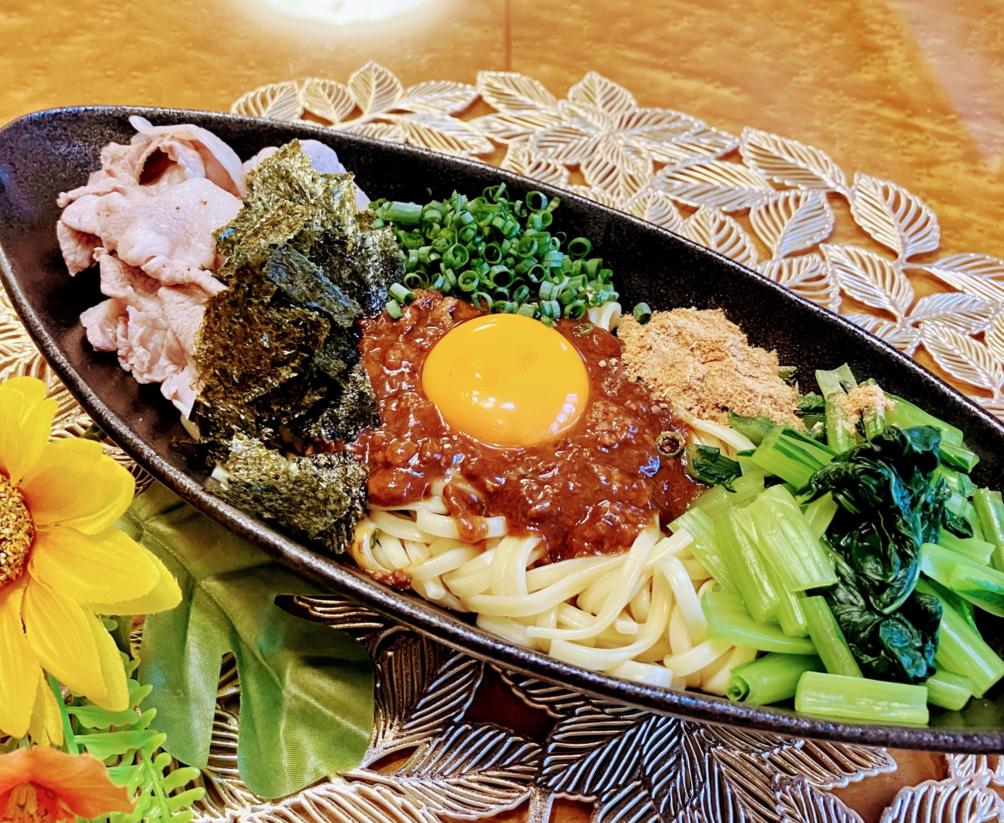 台湾まぜそば❣️〜お肉と野菜マシマシで〜