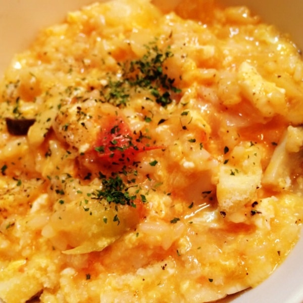 冷やご飯で簡単 トマトチーズリゾット レシピ 作り方 By ピカラ 楽天レシピ 冷やご飯で簡単 トマトチーズリゾット レシピ 作り方 By ピカラ 楽天レシピ