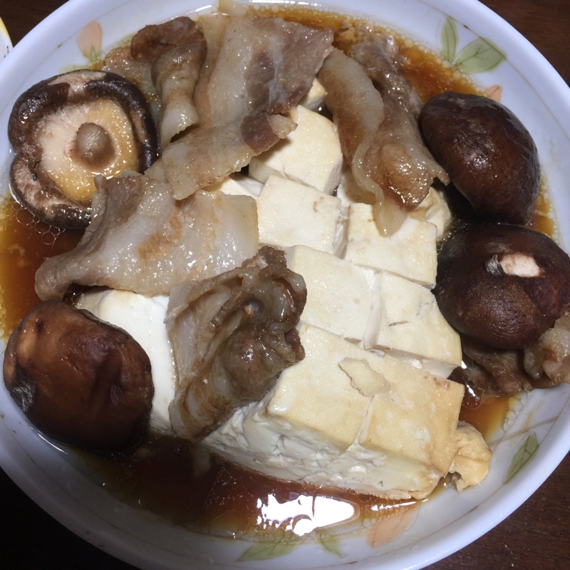 レンチンで！肉豆腐♩