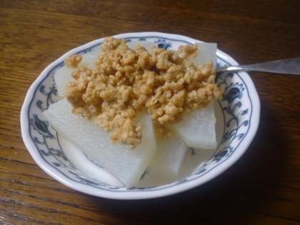 肉味噌すごい美味しくなりました！勿体無いのでご飯にもかけて食べました(*^o^*)