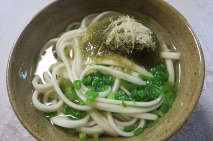 簡単醤油で作るそうめん