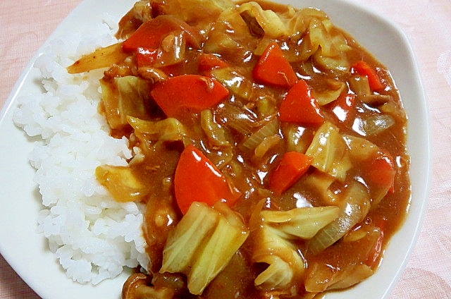 キャベツカレー