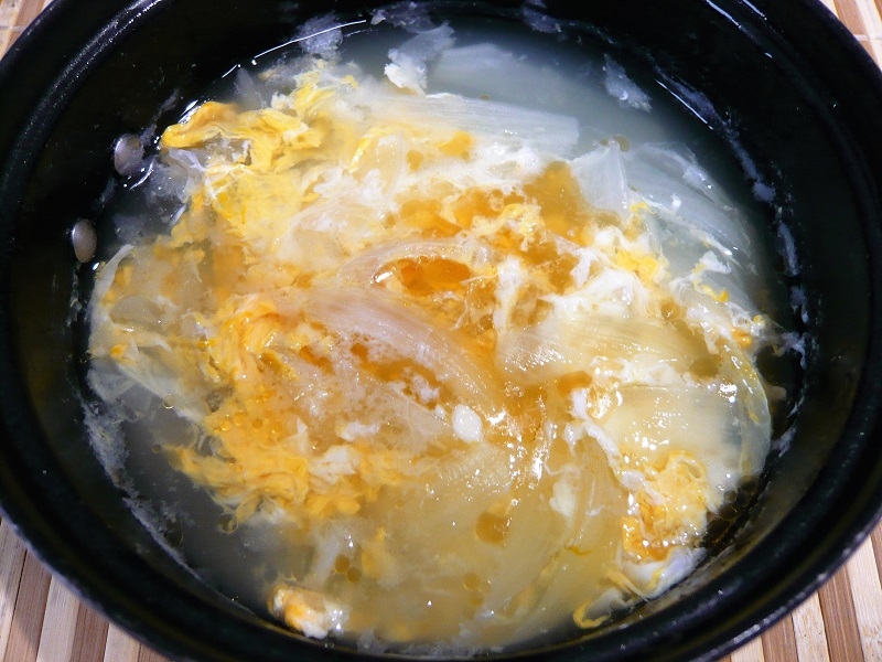 玉ねぎと卵の鶏がらスープ レシピ 作り方 By 大福 あんこ 楽天レシピ