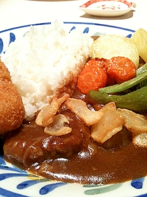 ニンニクたっぷりカレー