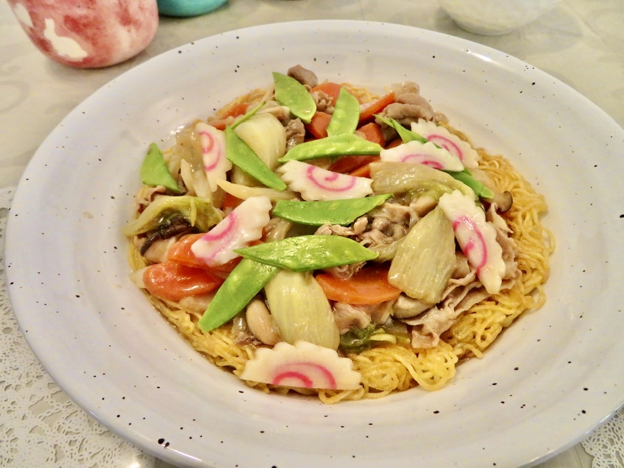 インスタントラーメンでできる！本格派かた焼きそば