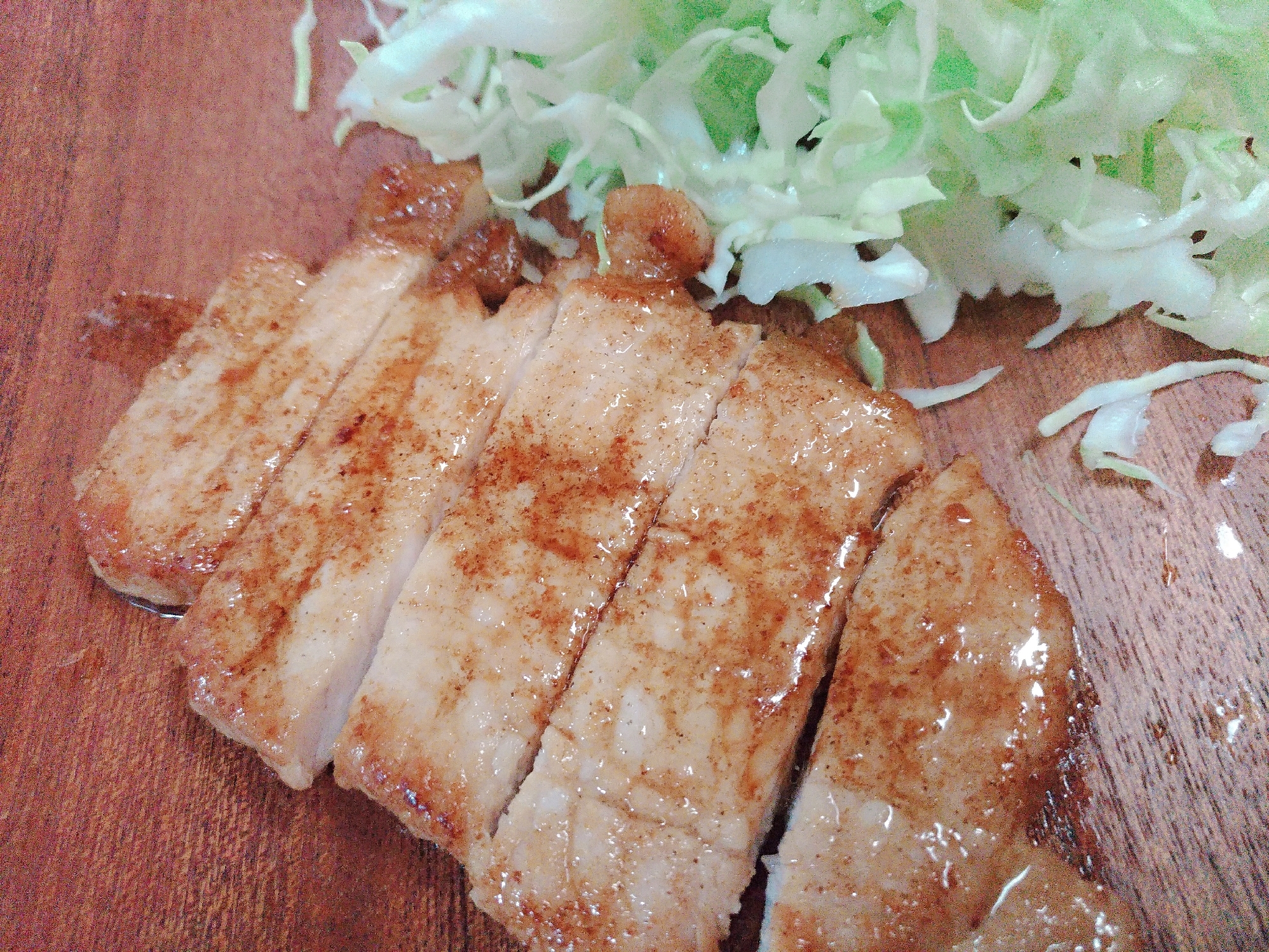 豚ロースのバター醤油