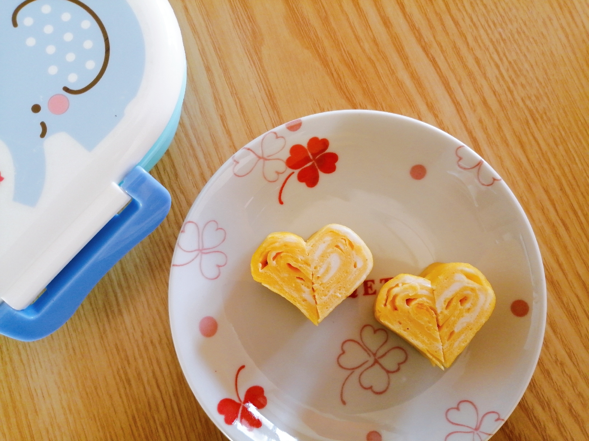 お弁当に♡ハートの卵焼き