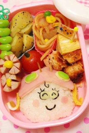 キャラ弁 はなかっぱアゲルちゃん弁当 レシピ 作り方 By Mai000melody 楽天レシピ