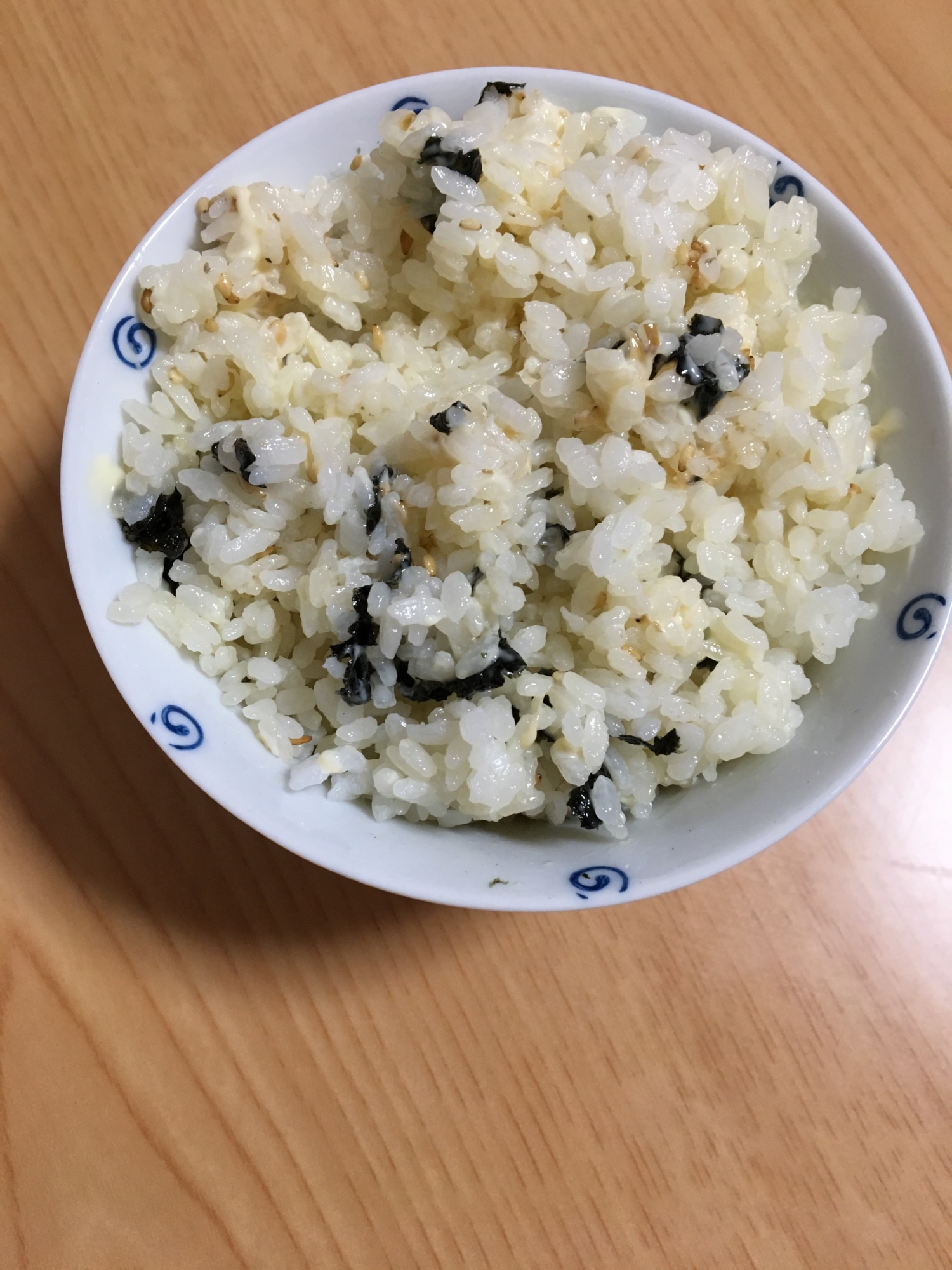 味付け海苔と白ごまのマヨネーズご飯(*^^*)☆