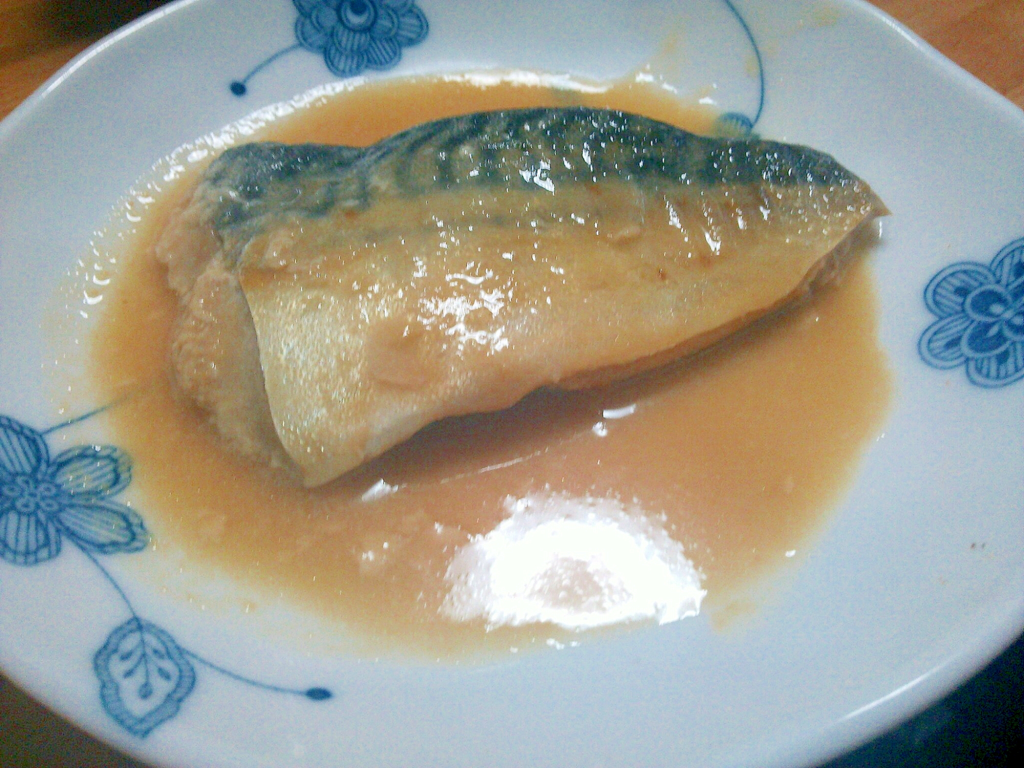 さばの味噌煮 霜降りで臭みをとる(^^)