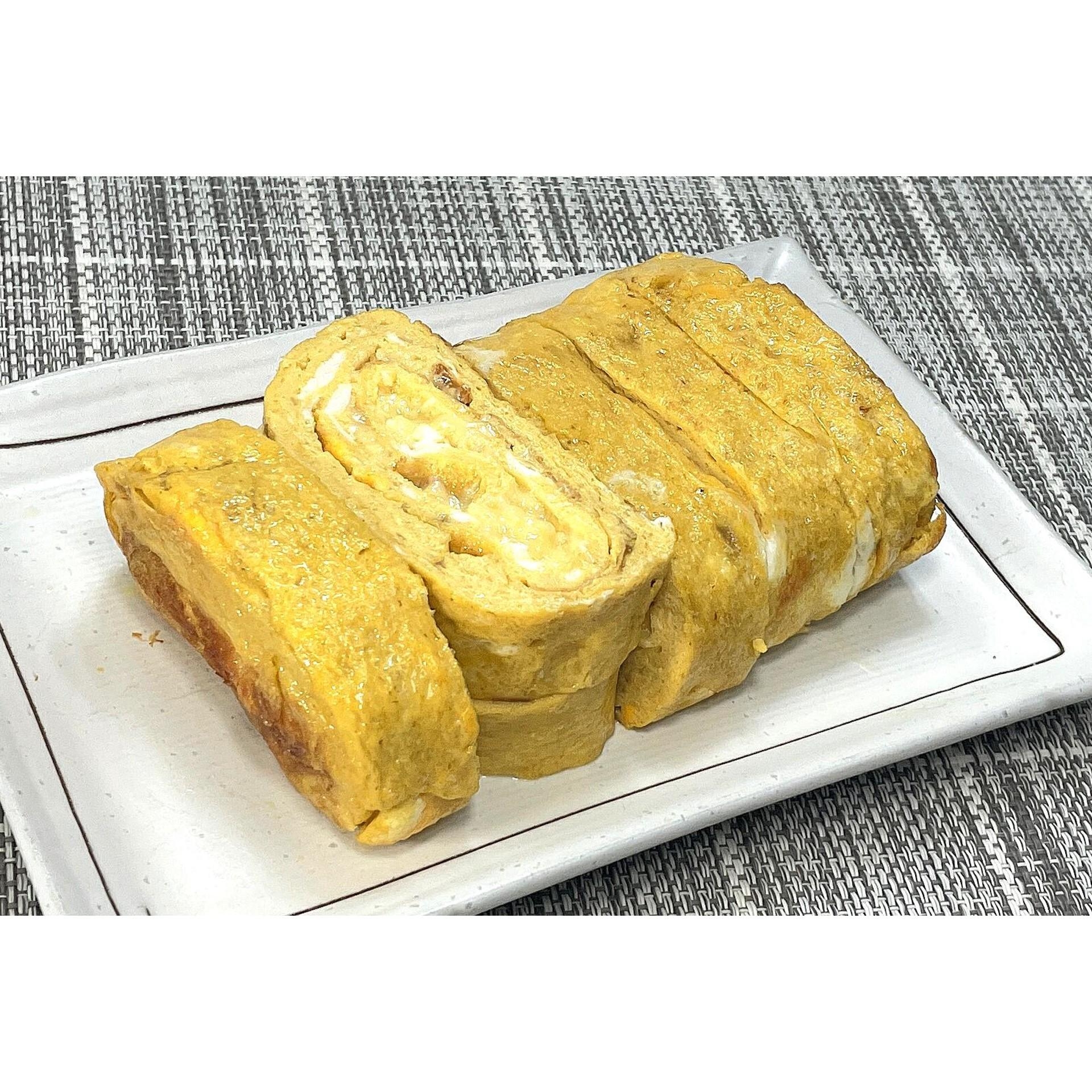 チーズカレーの玉子焼き★動画あり★