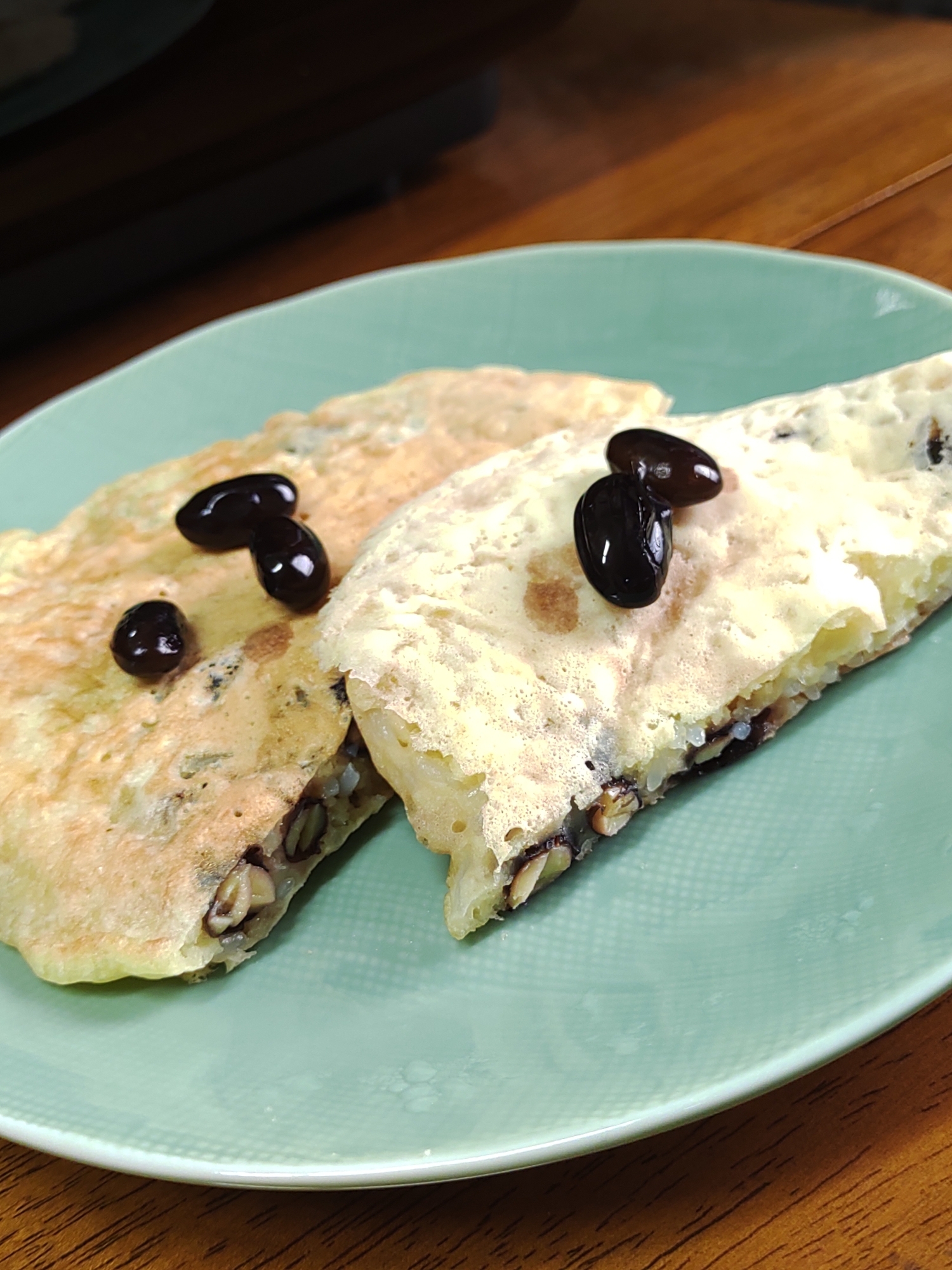 黒豆入りホットケーキ