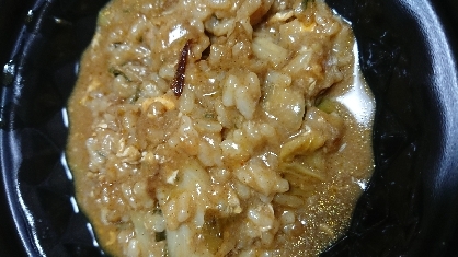 残ったカレーで☆和風チーズカレーリゾット