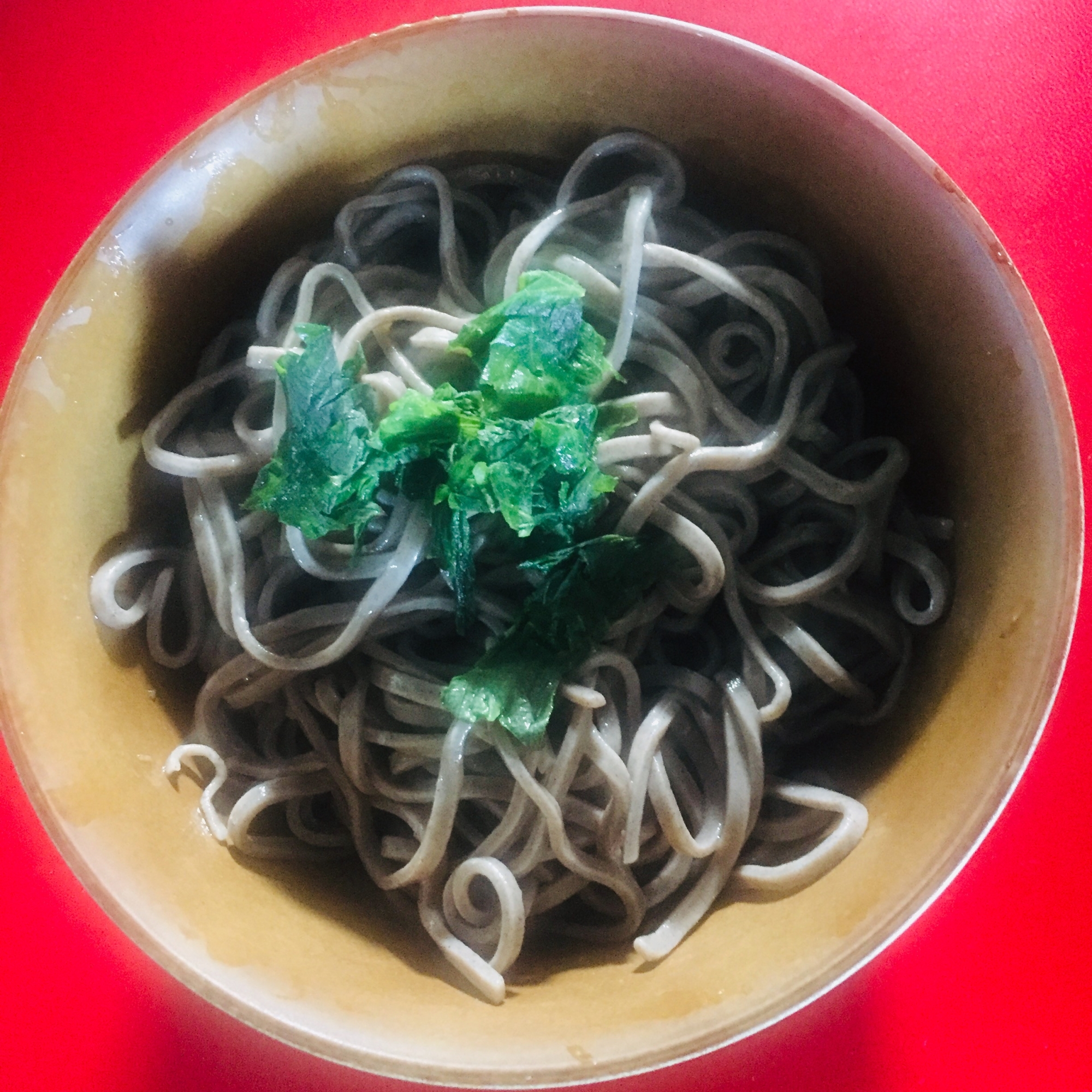 大葉ペペロンチーノ蕎麦