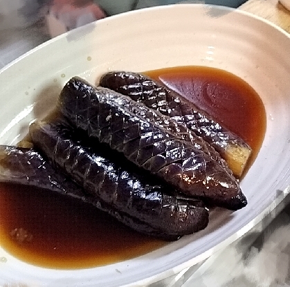 簡単！麺つゆで作る！ナスの煮浸し♪油も使わないよ！