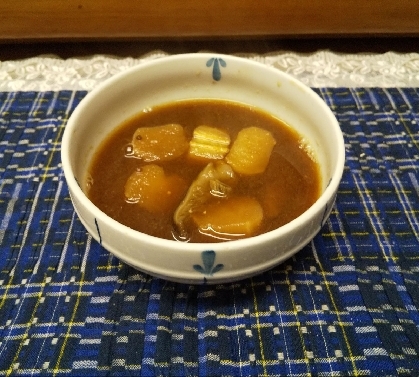 椎茸と麩の味噌汁
