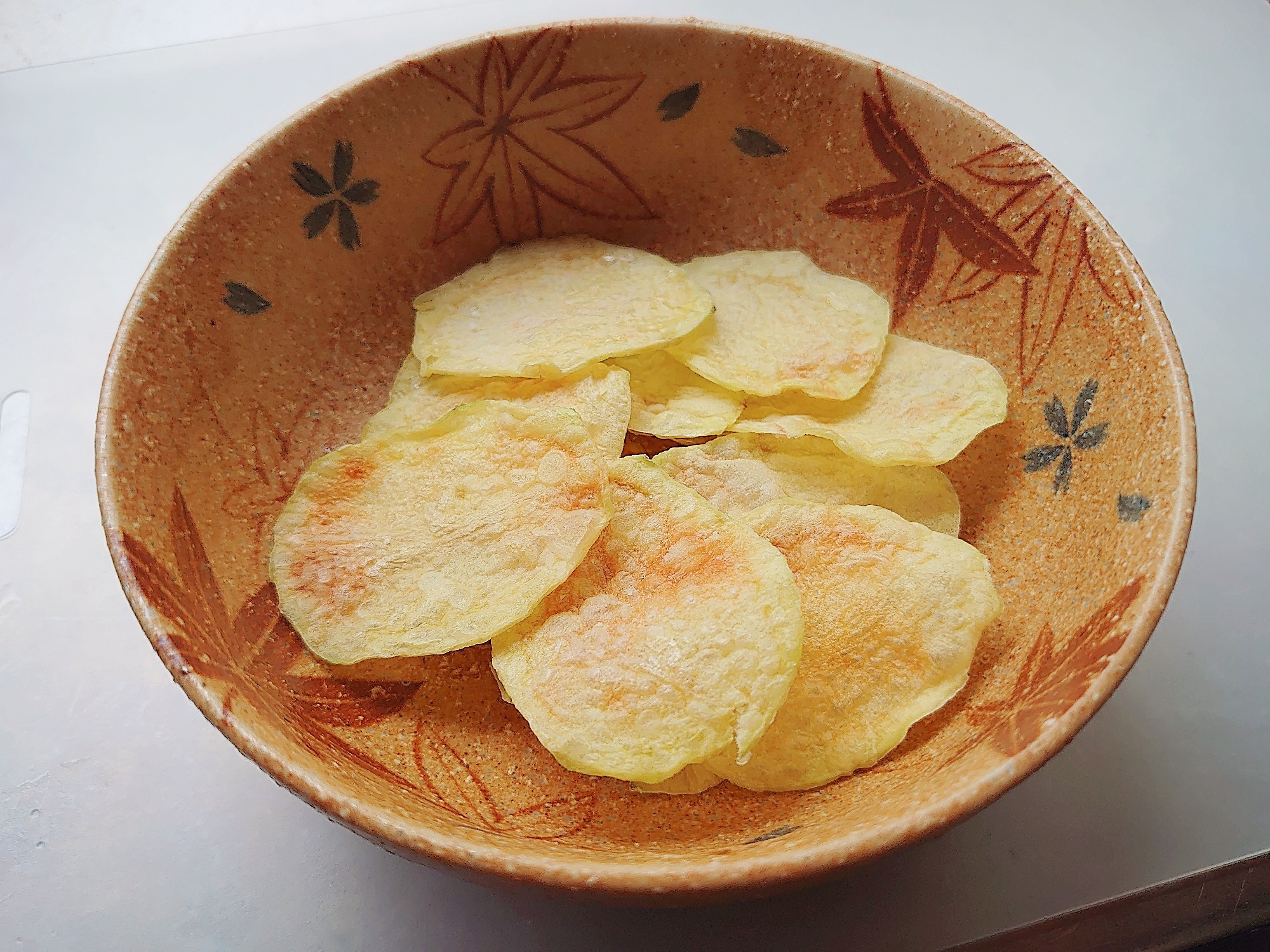 電子レンジで！揚げないポテトチップス