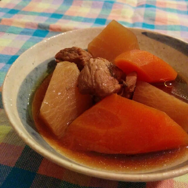 大根と鶏肉の照り煮