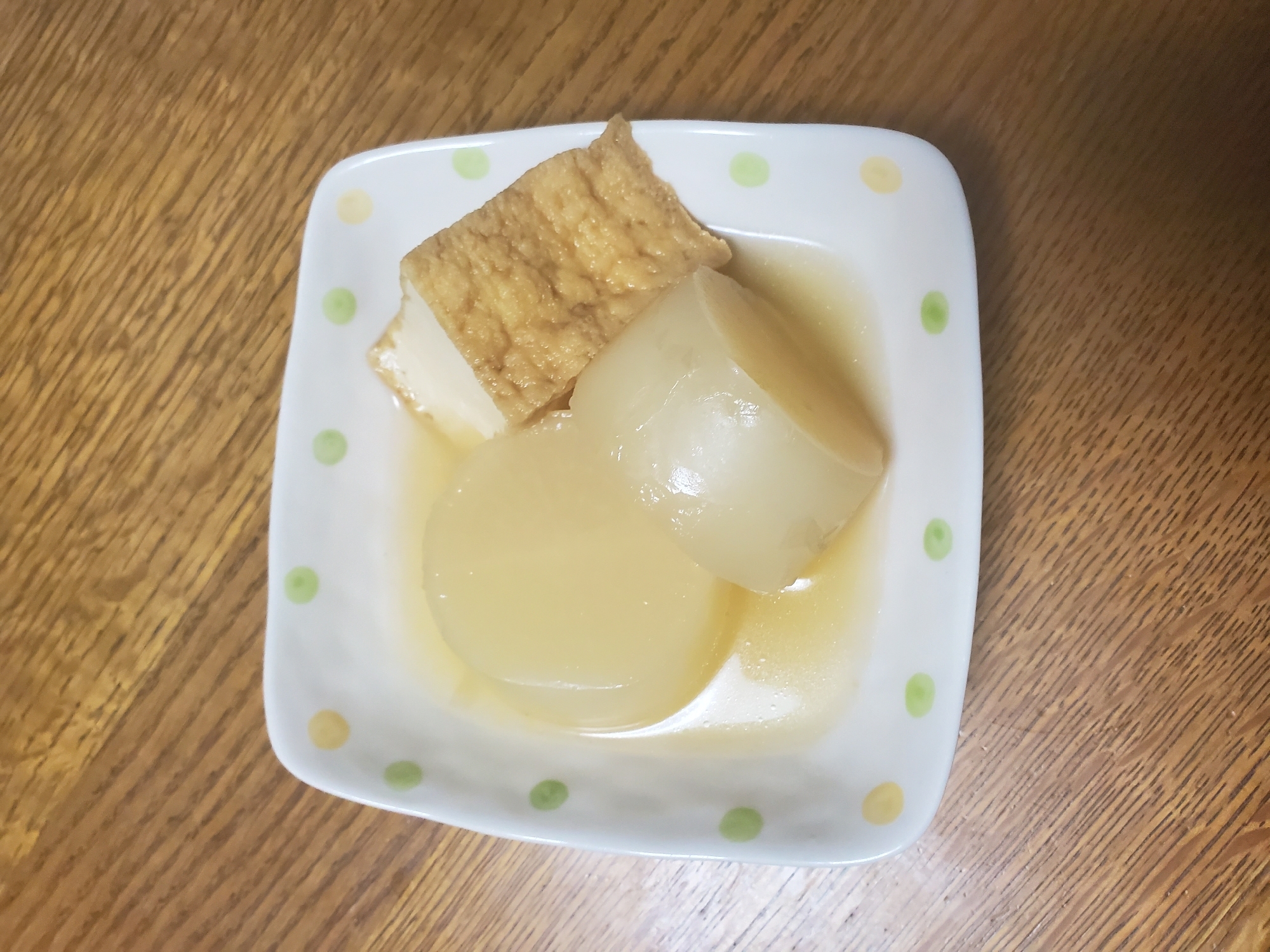 厚揚げと大根の煮物