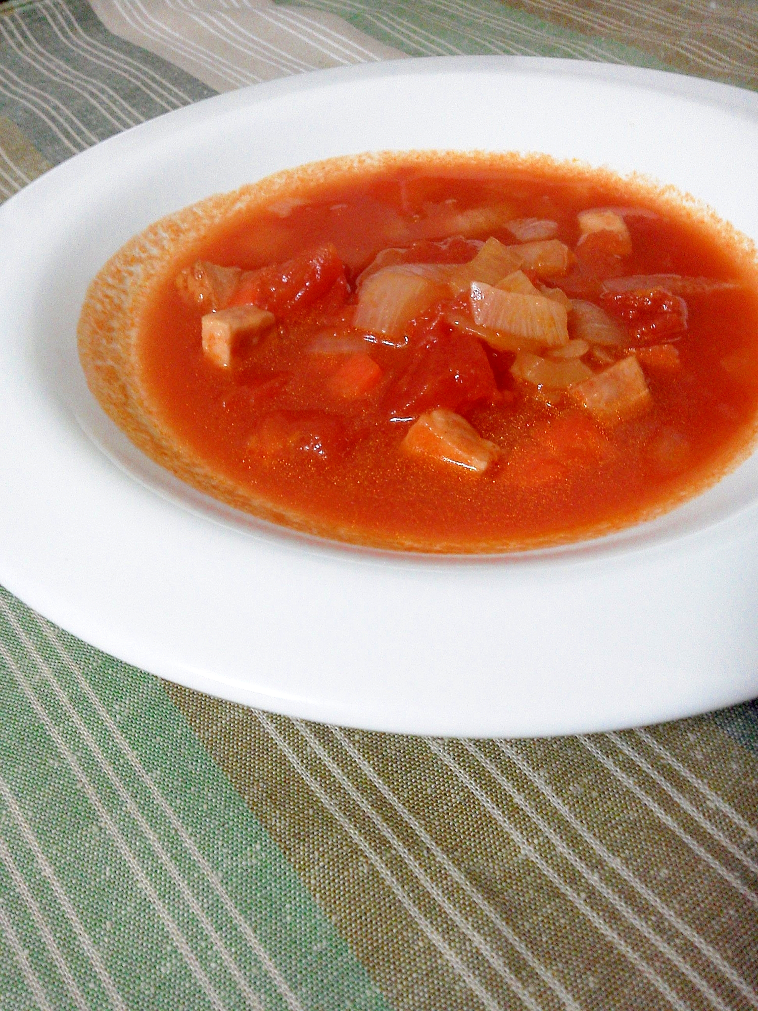 トマト缶でシンプル★やみつき♪濃厚トマトスープ