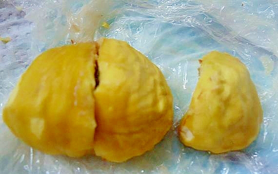 レンジで剥き栗