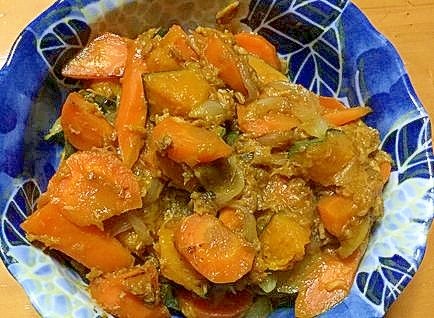 カボチャと人参と玉ねぎとツナの炒煮 レシピ 作り方 By ぴさきのマリちゃん 楽天レシピ