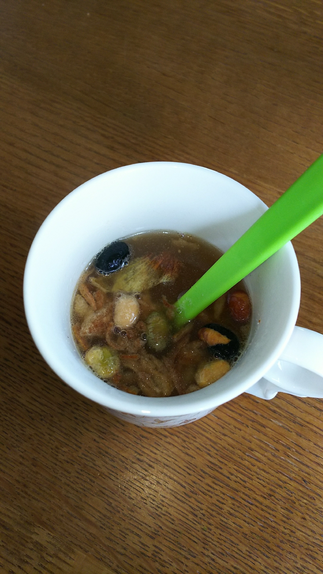 煎り豆&オニオンのエビダシダスープ