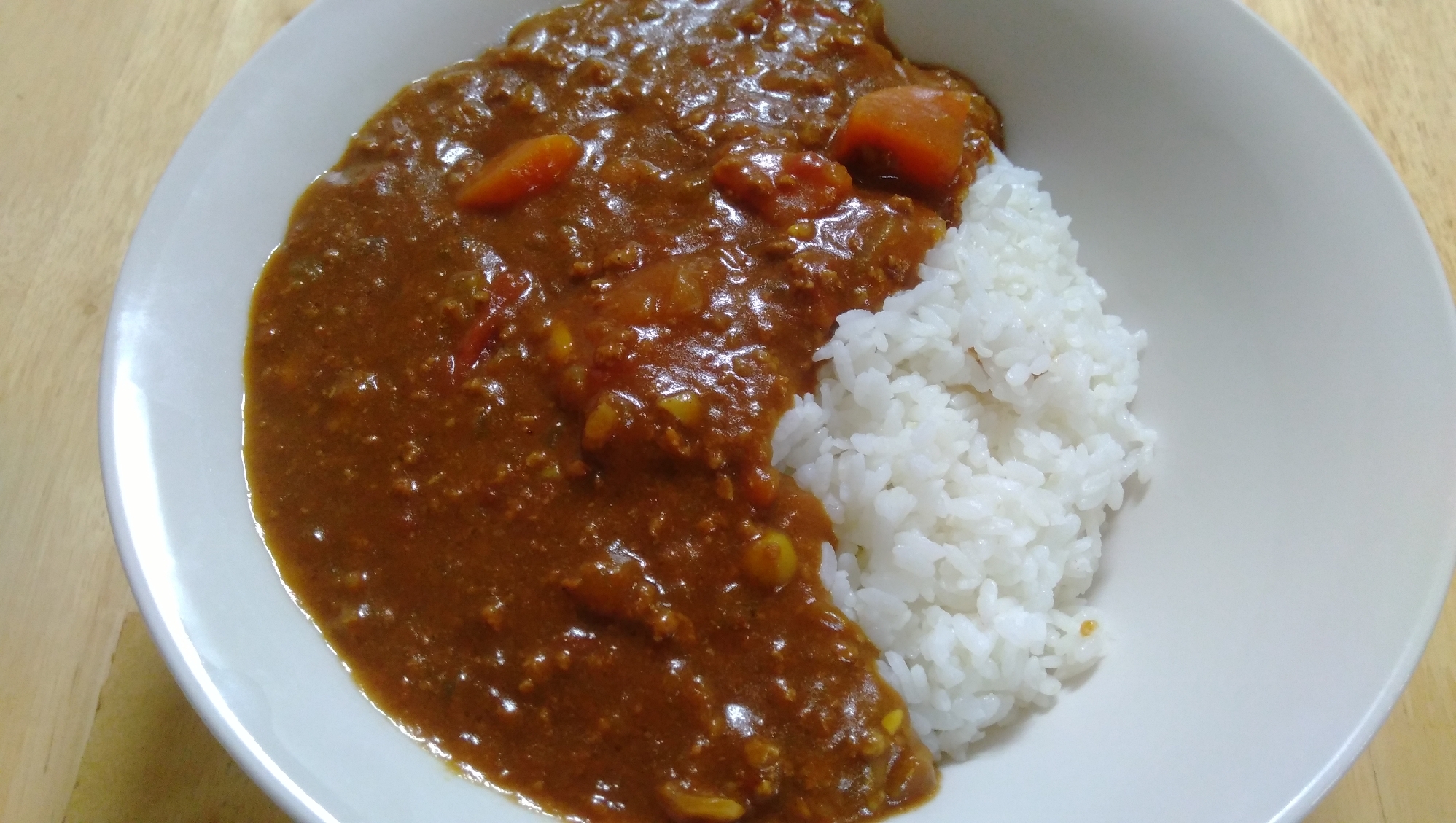 カレールーを使って♪簡単キーマカレー