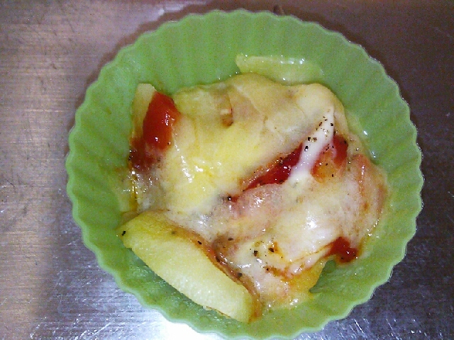 お弁当に シリコンカップで簡単ポテトグラタン レシピ 作り方 By Momonga710 楽天レシピ