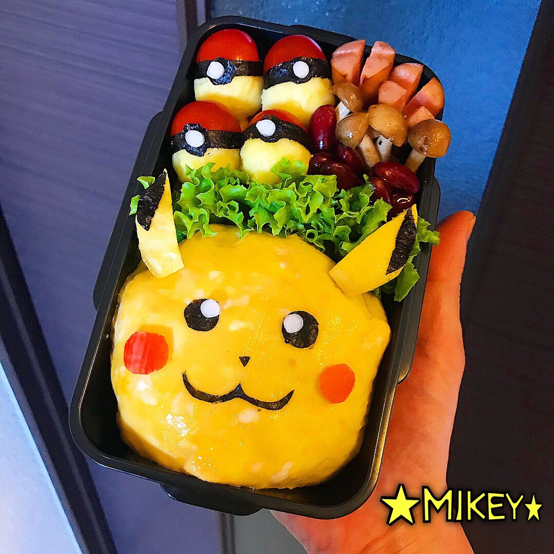 めちゃウマ キャラ弁 ピカチュウ弁当 レシピ 作り方 By Mikey 楽天レシピ