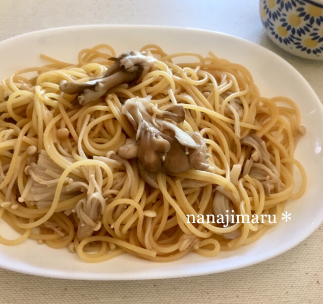 茹でて混ぜるだけ！簡単すぎる☆きのこのパスタ