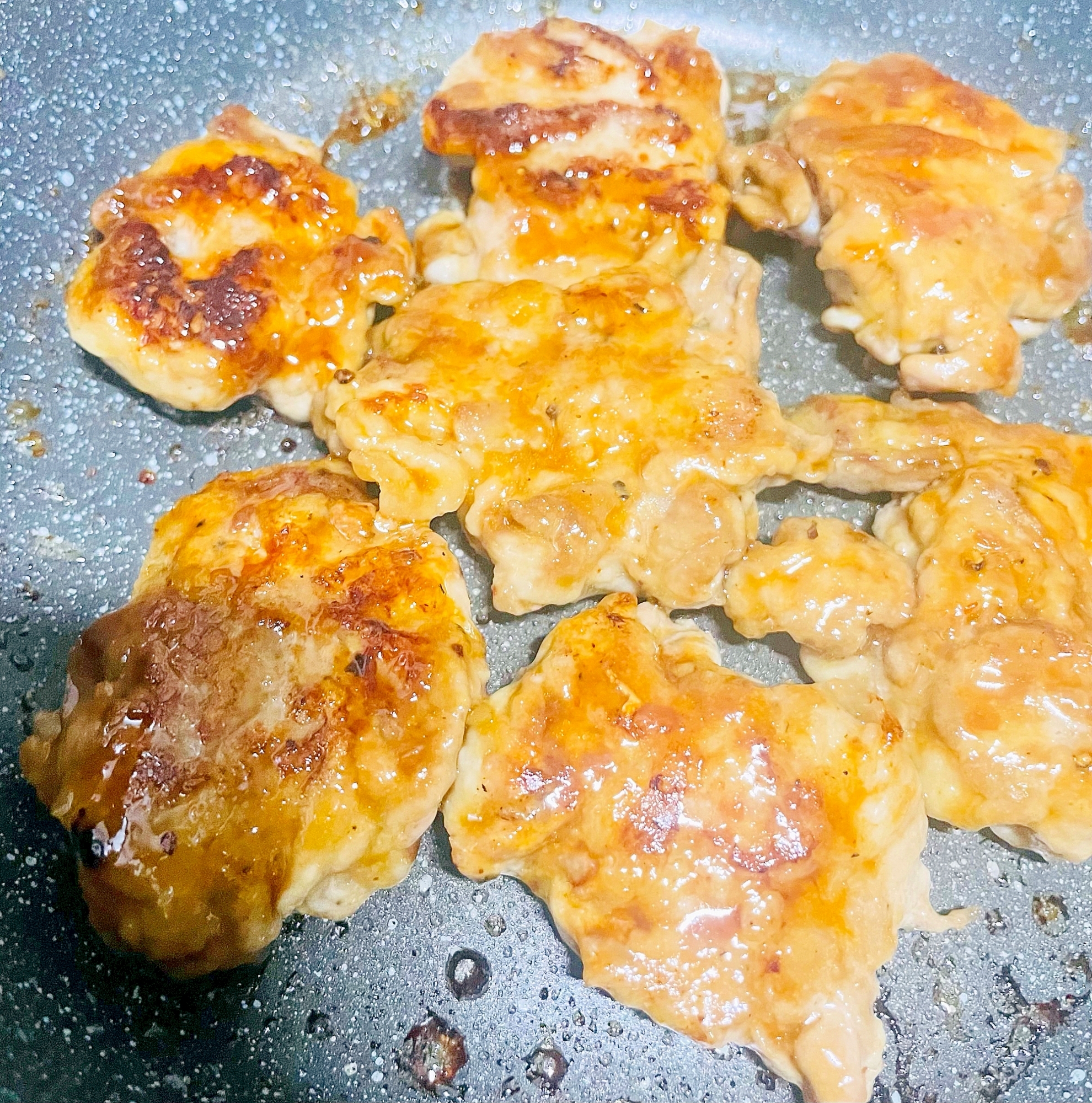 カレー風味！豚こまのぎゅっと焼き