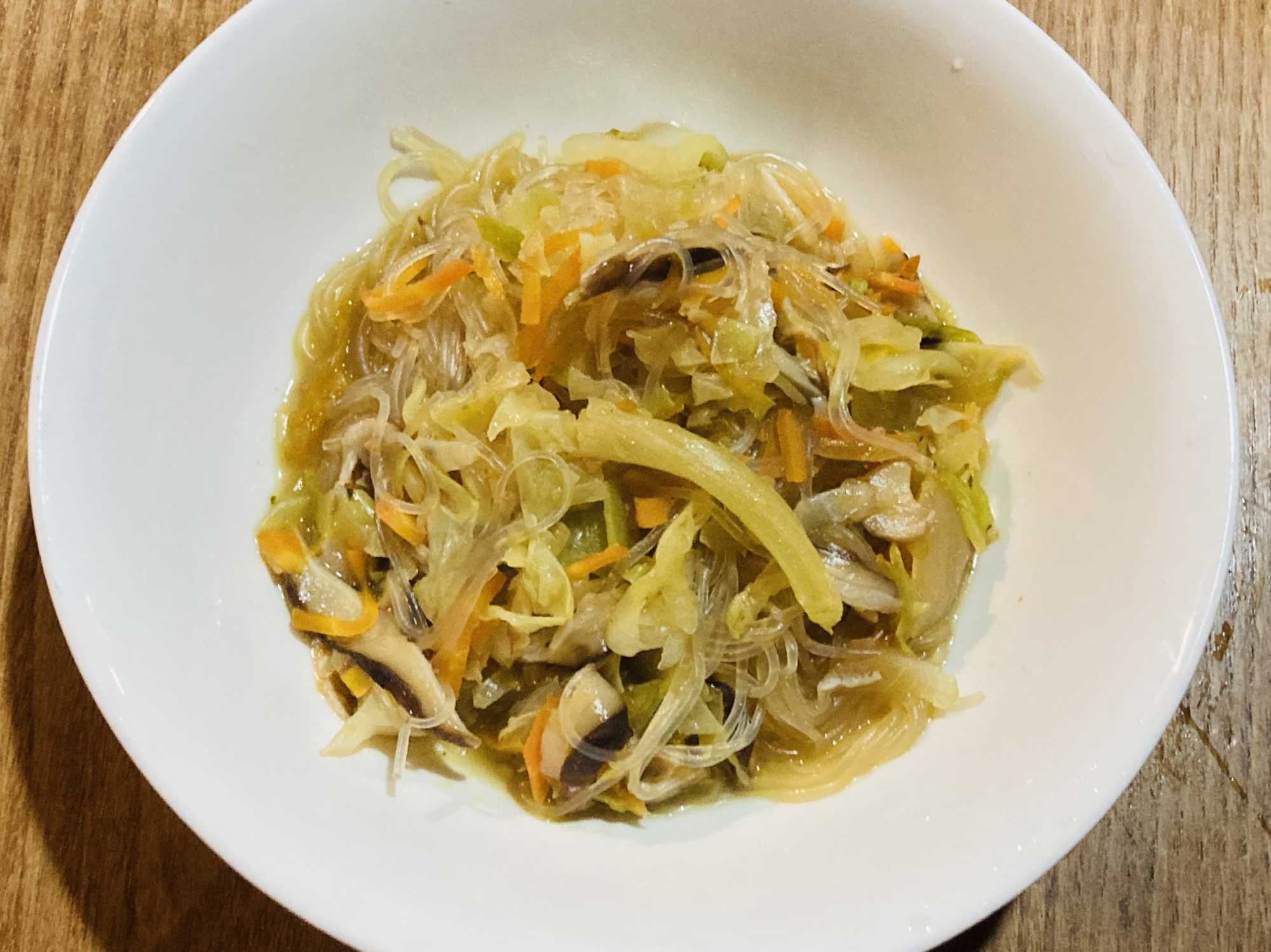 トムヤムクン風味の春雨炒め