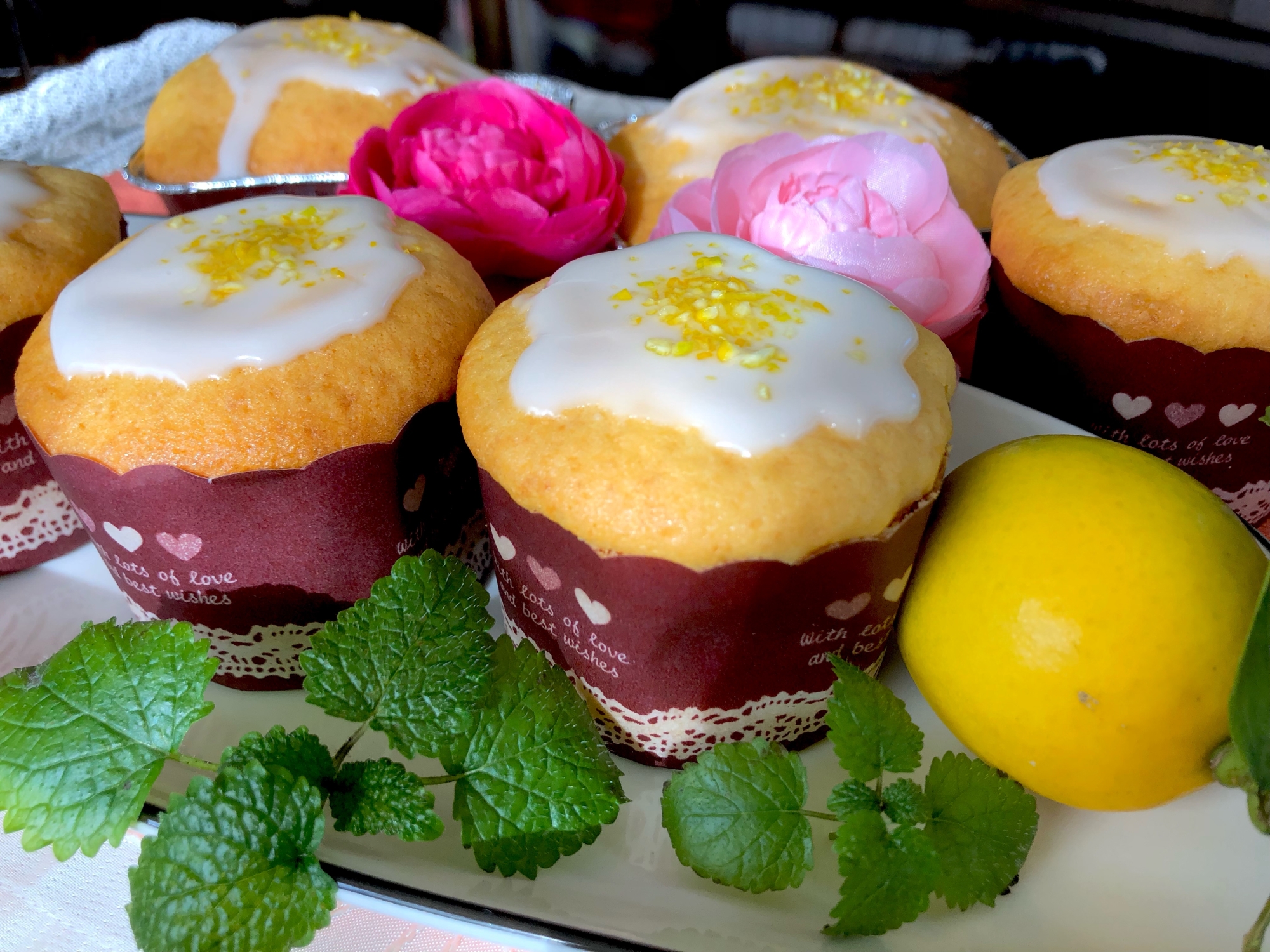 【白ワインに合う】国産レモンのカップケーキ