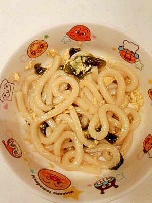 子供が喜ぶ 卵入りわかめうどん レシピ 作り方 By Koko0730 楽天レシピ