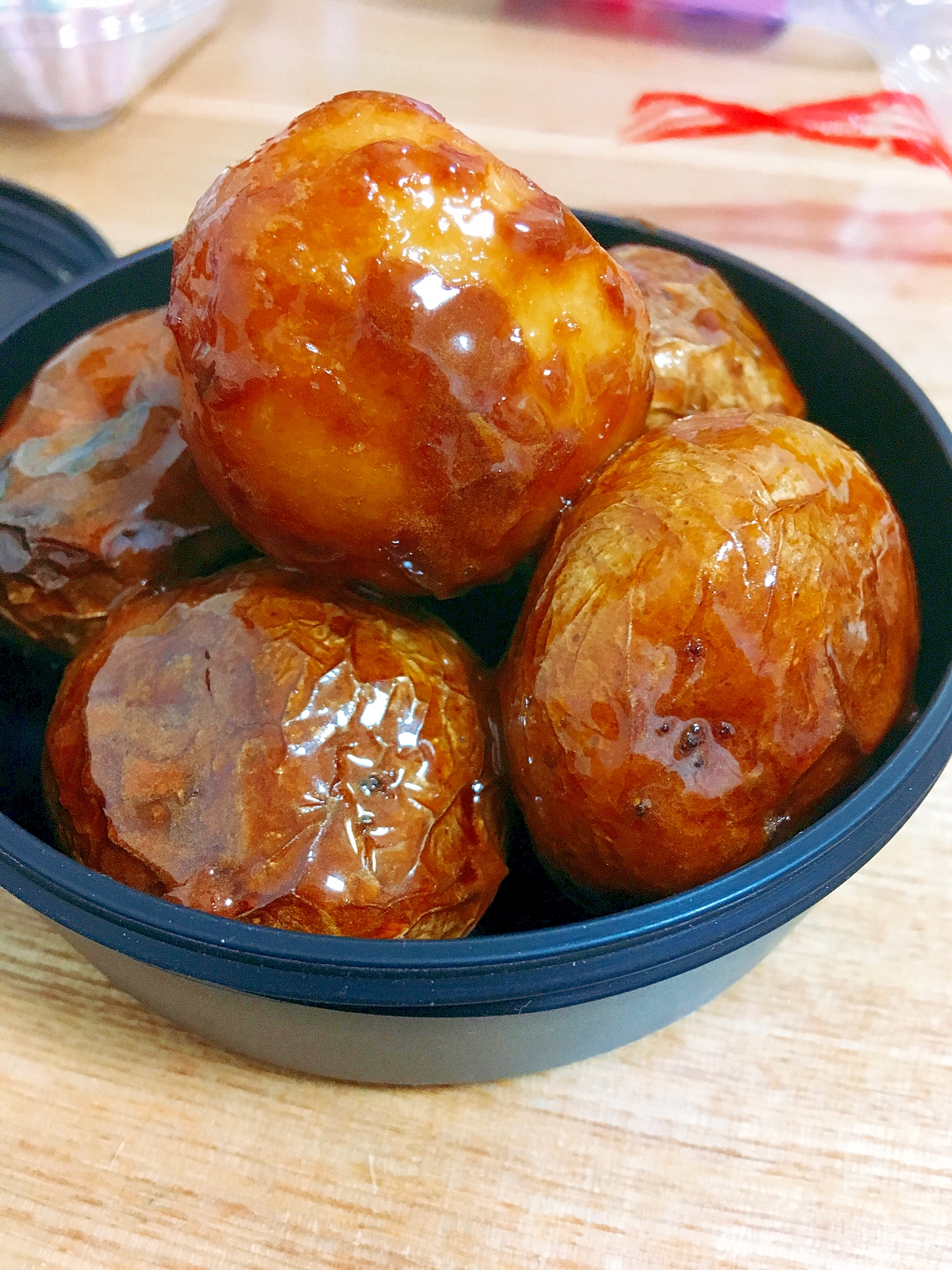 新じゃがの揚げ煮