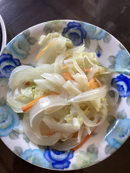 レンジで簡単！新玉ねぎの蒸し煮☆