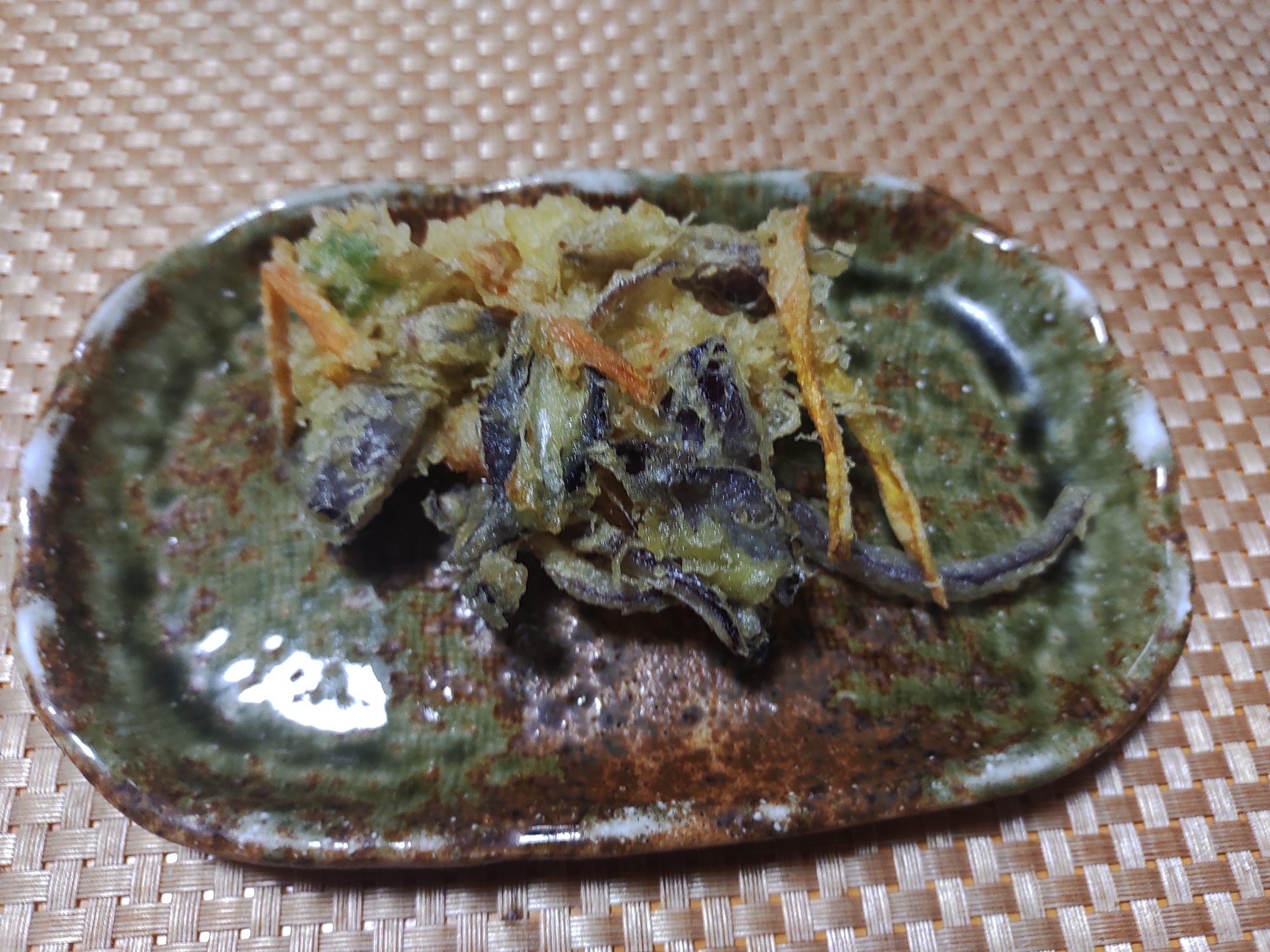 赤玉ねぎのかきあげ