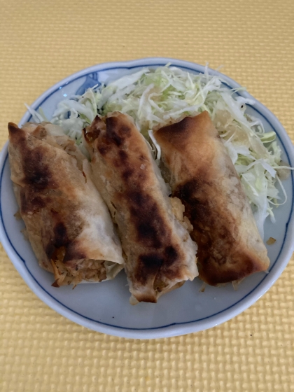 揚げない簡単春巻き☆
