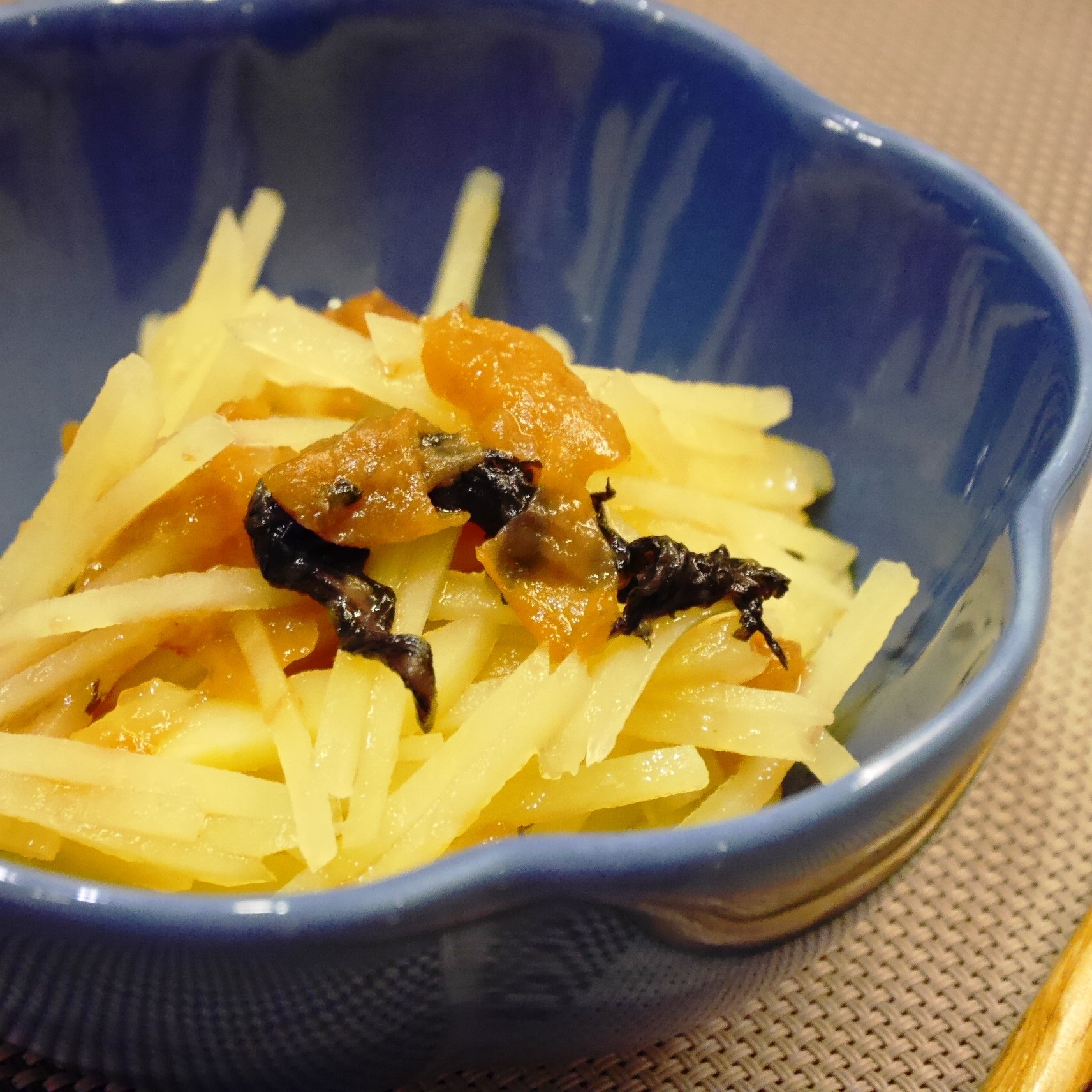 材料2つ&5分で完成!じゃがいもの梅和え