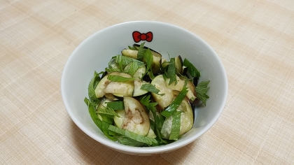 ナスと青じそを袋で揉むだけ夏野菜の浅漬け