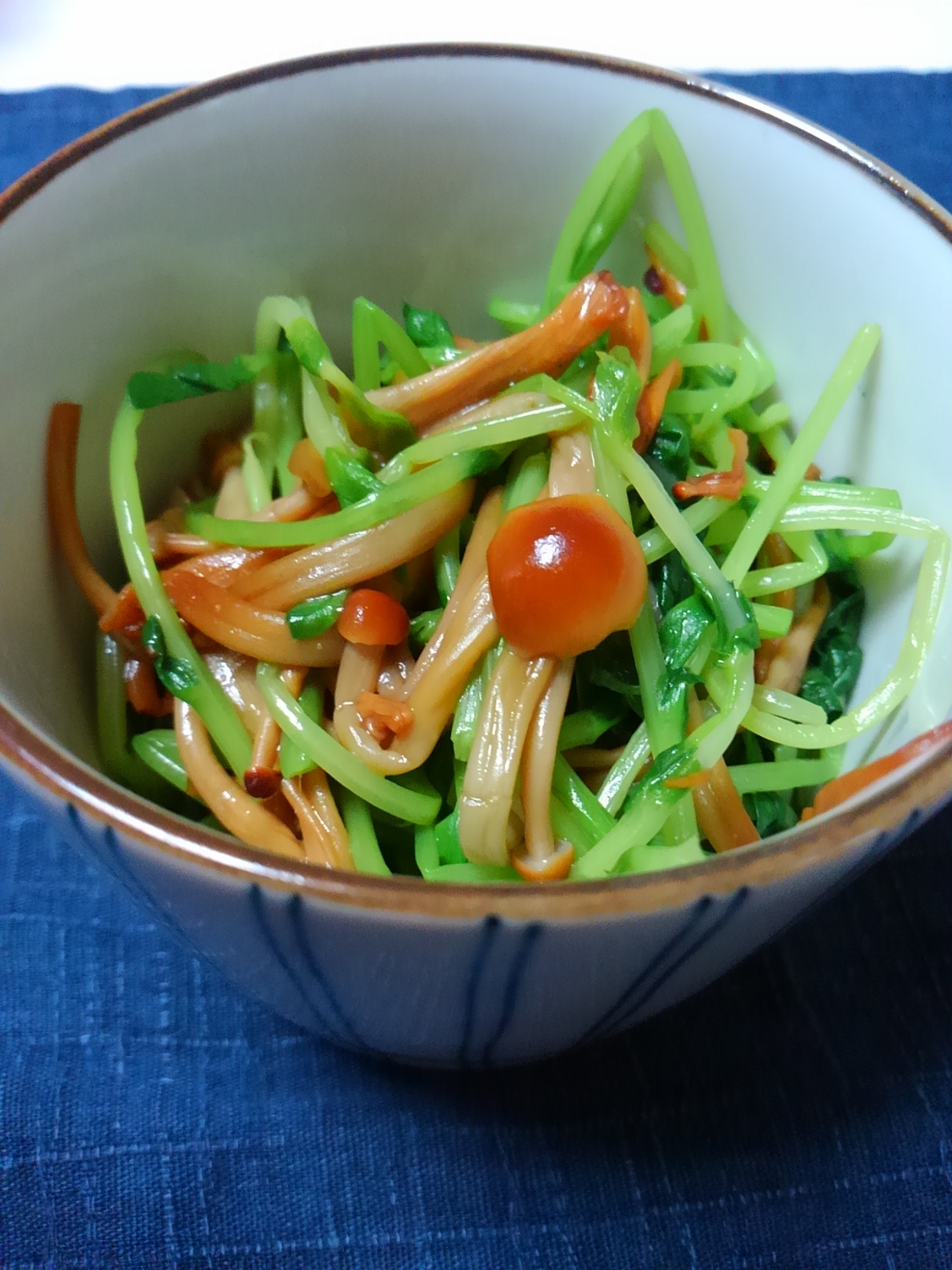 豆苗とえのきのナムル