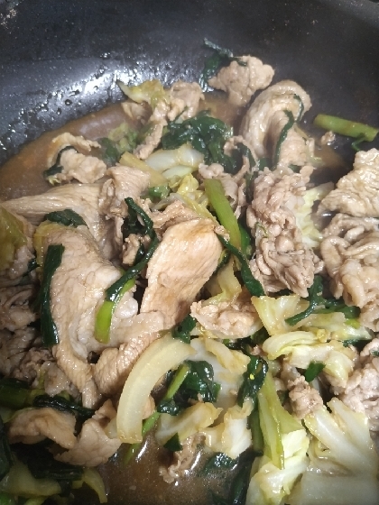 ご飯が進む♪豚バラとニラのスタミナ炒め〜