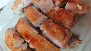 オーブンで皮までパリッと　鶏もも塩焼き