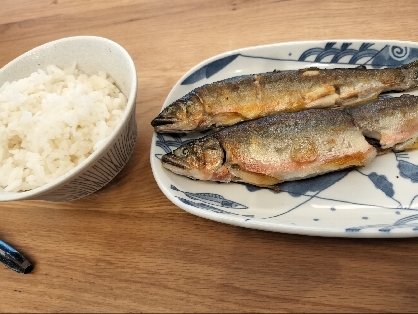 鮎の塩焼きの骨のとりかた