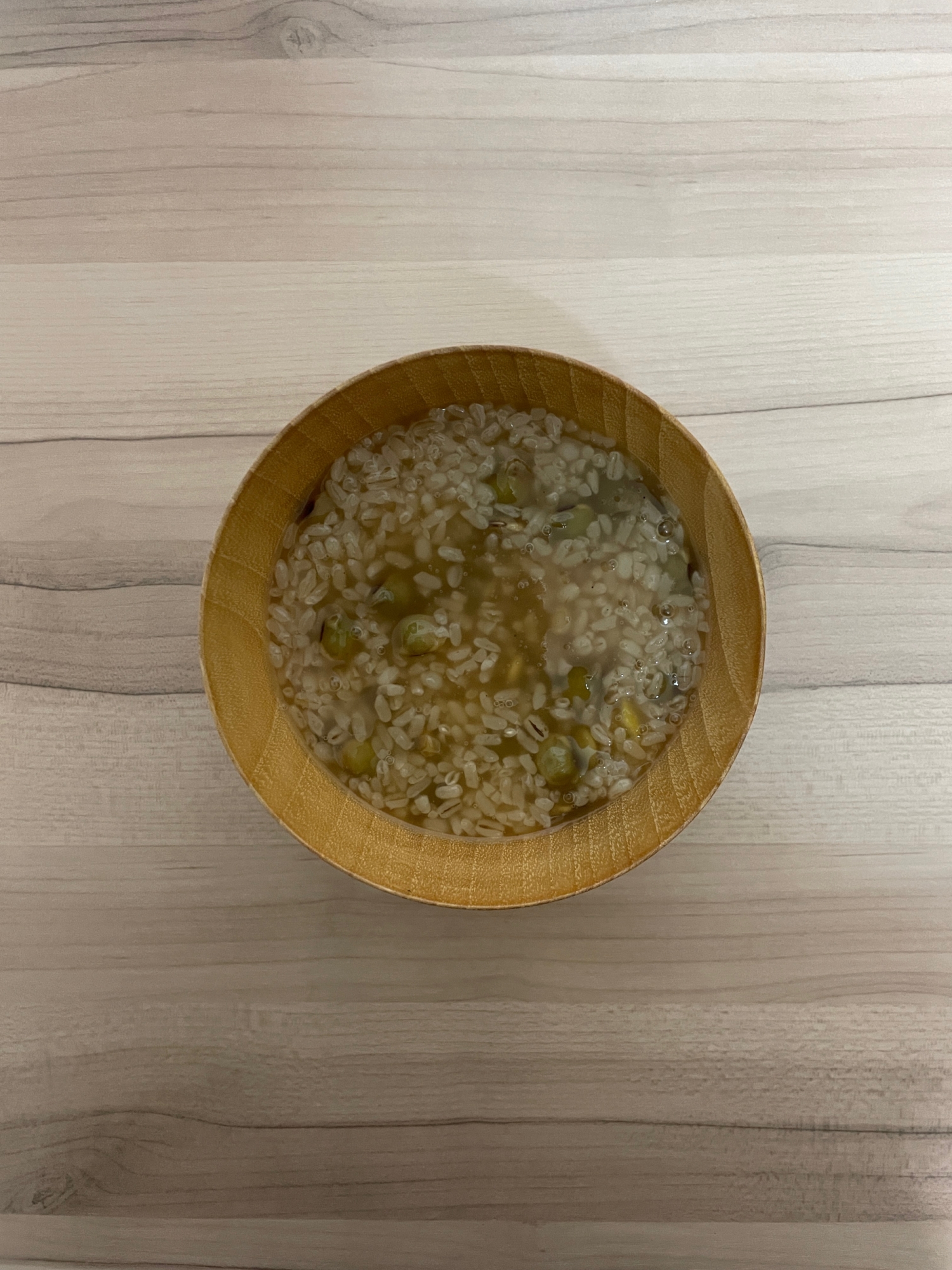 青大豆ともち麦の柚子有機バルサミコ酢醤油もち米煮