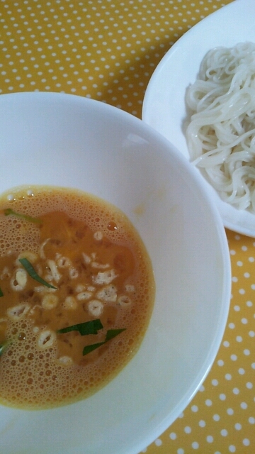 ひとりランチに♡卵つけ素麺