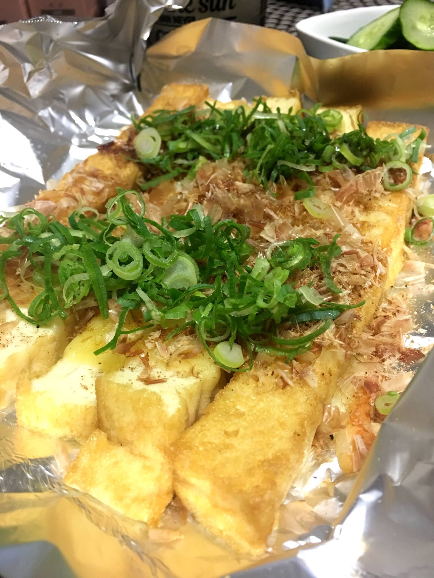 糖質オフ トースターで 厚揚げのチーズ醤油焼き レシピ 作り方 By Hr Vivid 楽天レシピ